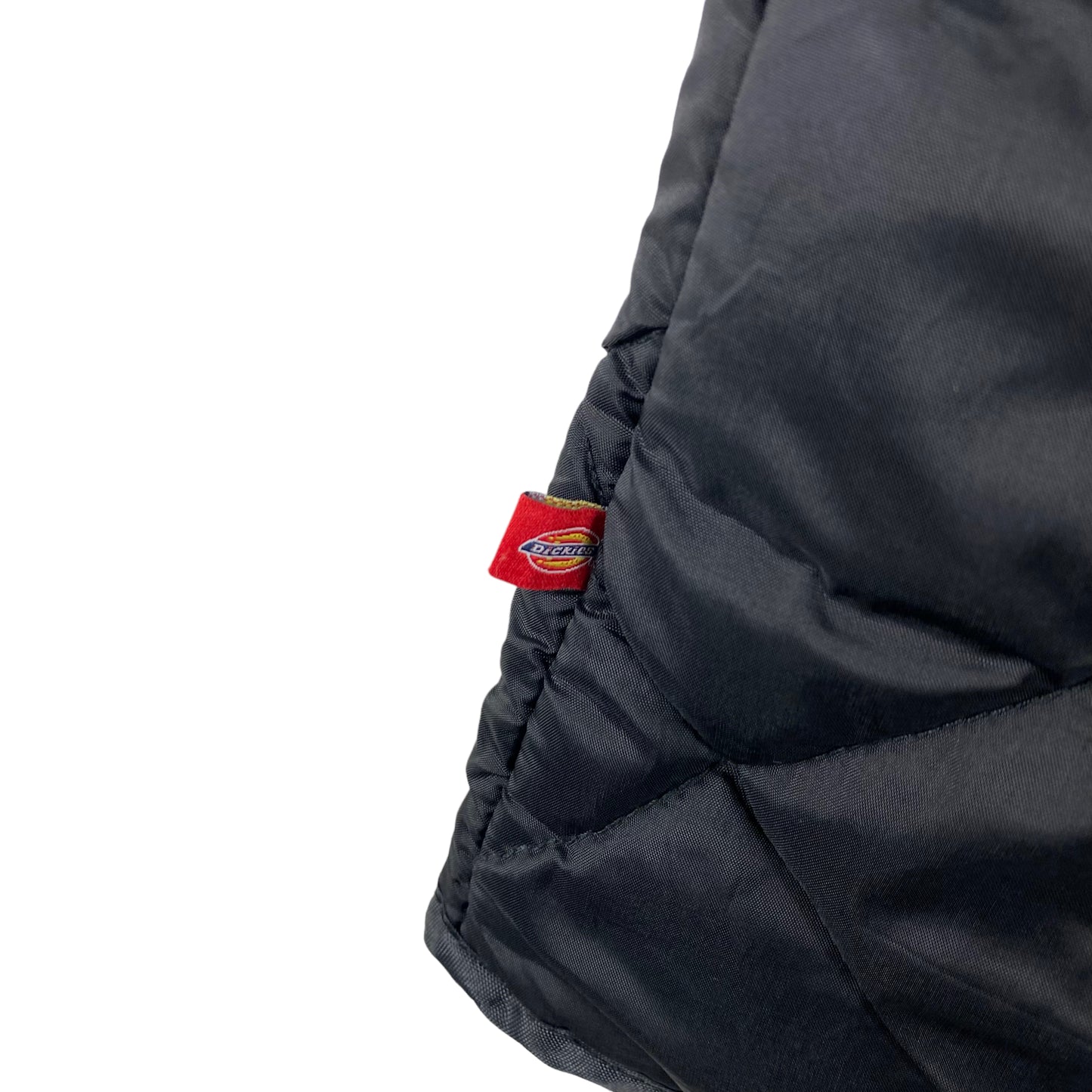 Dickies Womens Black Nylon Padded Jacket With Packable Hood Size L