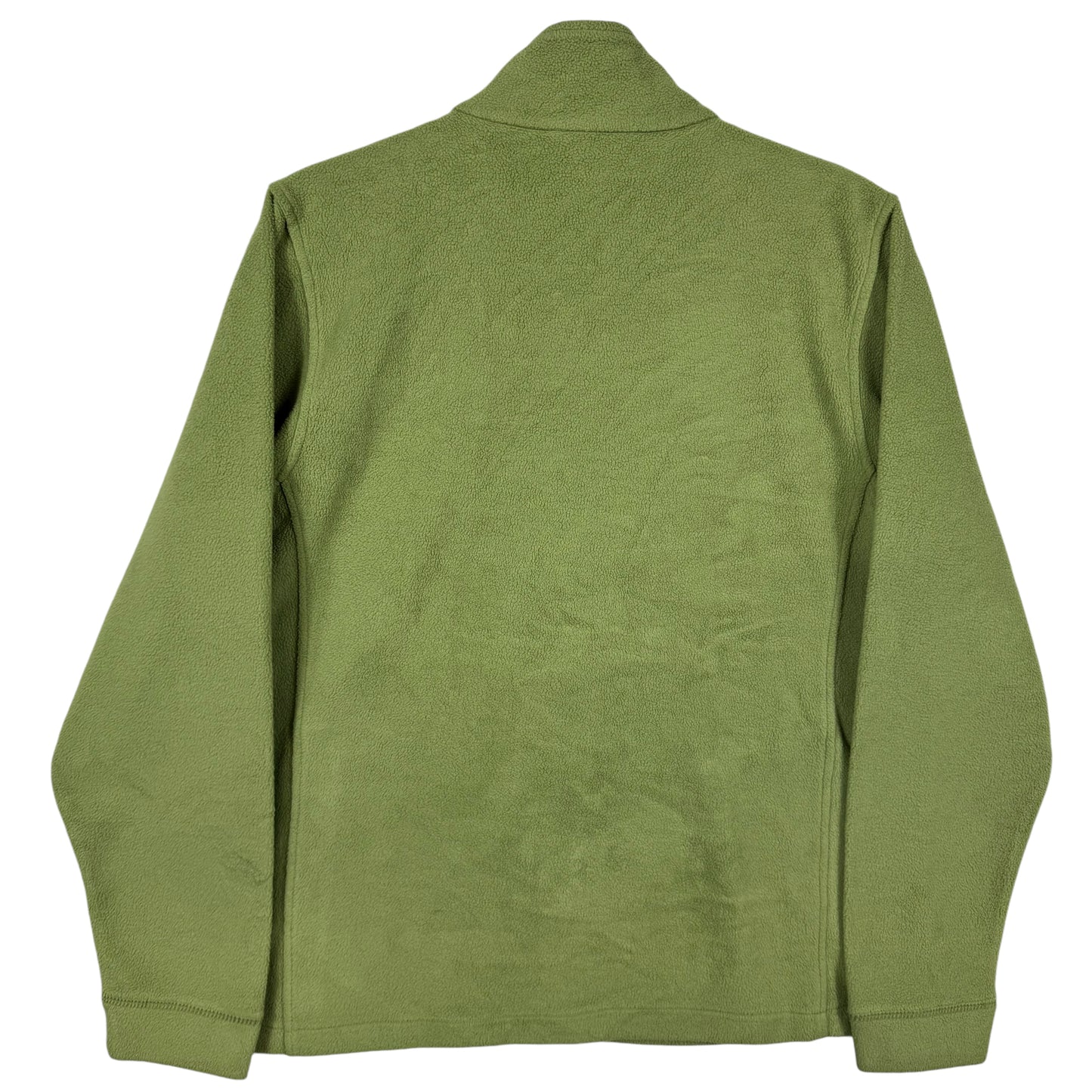 Woolrich Womens Green Fleece Zip Jumper Size L