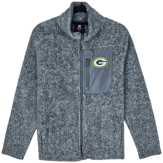 NFL Team Apparel Womens Grey Fleece Full Zip Jumper Size XS