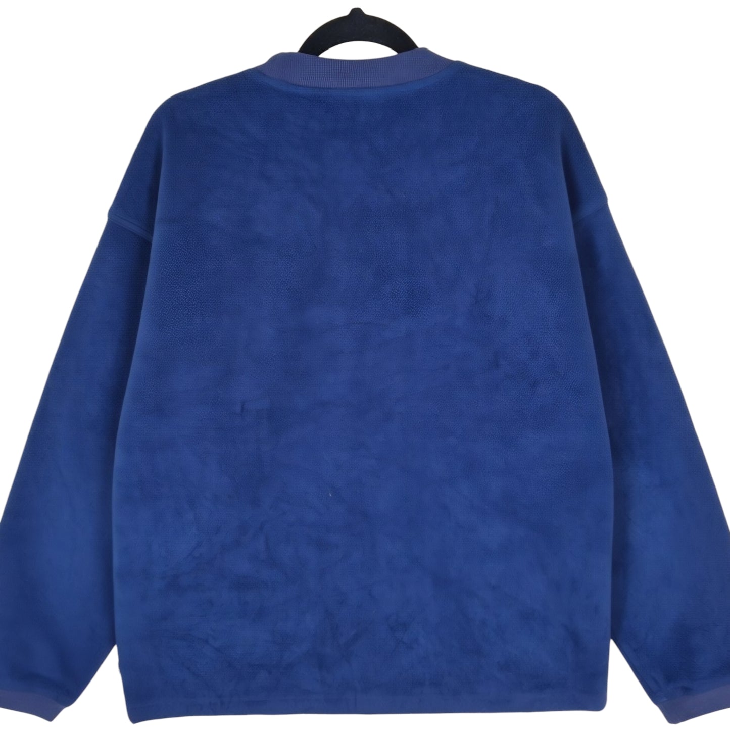 Vintage Adidas 90's Dark Blue Crewneck Fleece Jumper Size M