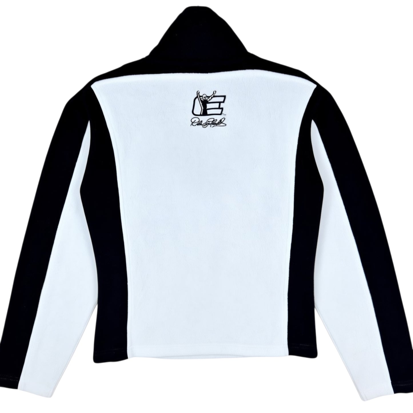 Vintage Dale Earnhardt Womens Black & White NASCAR Fleece Zip Jumper Size M