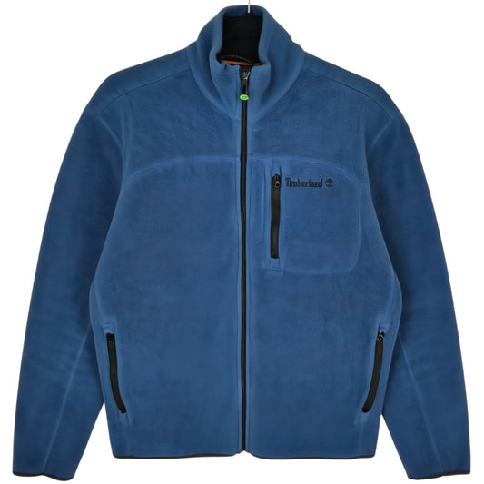 Timberland Steel Blue Full Zip Fleece Jumper Size S