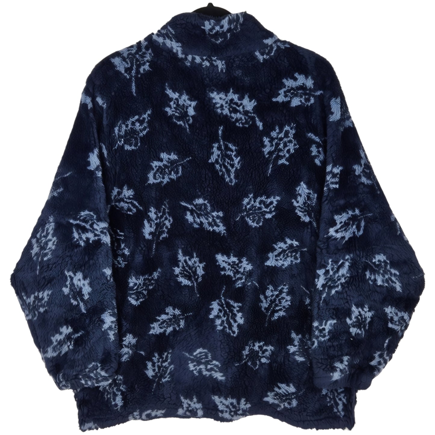 Vintage Coastlines Canada 80's Dark Blue Heavy Fleece Zip Jacket Size L