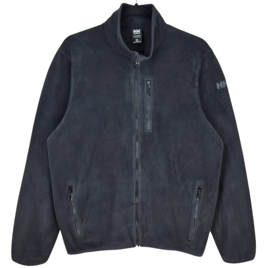 Helly Hansen Black Full Zip Light Fleece Jumper Size L