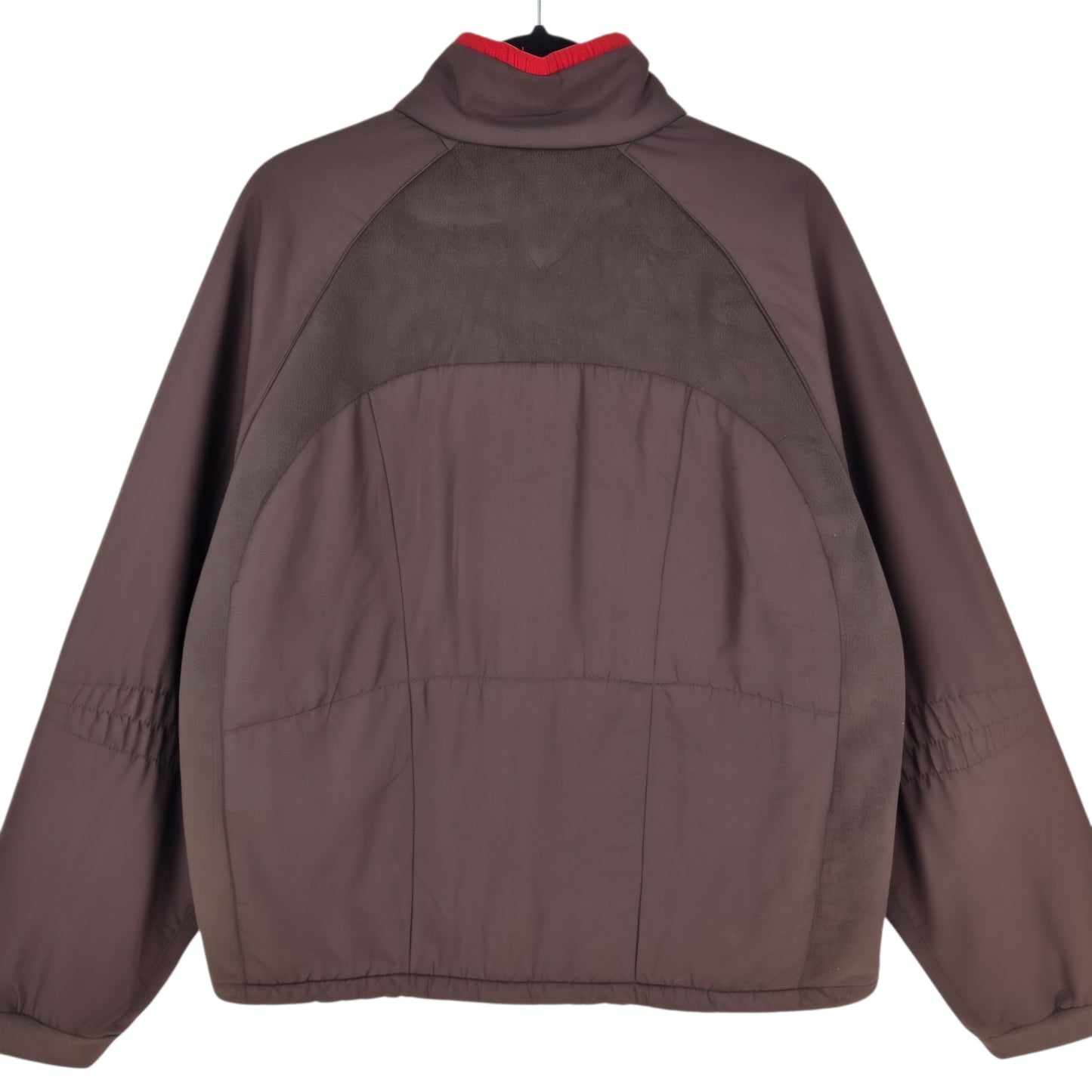 Tommy Hilfiger Brown Full Zip Hybrid Fleece Jumper Size XL