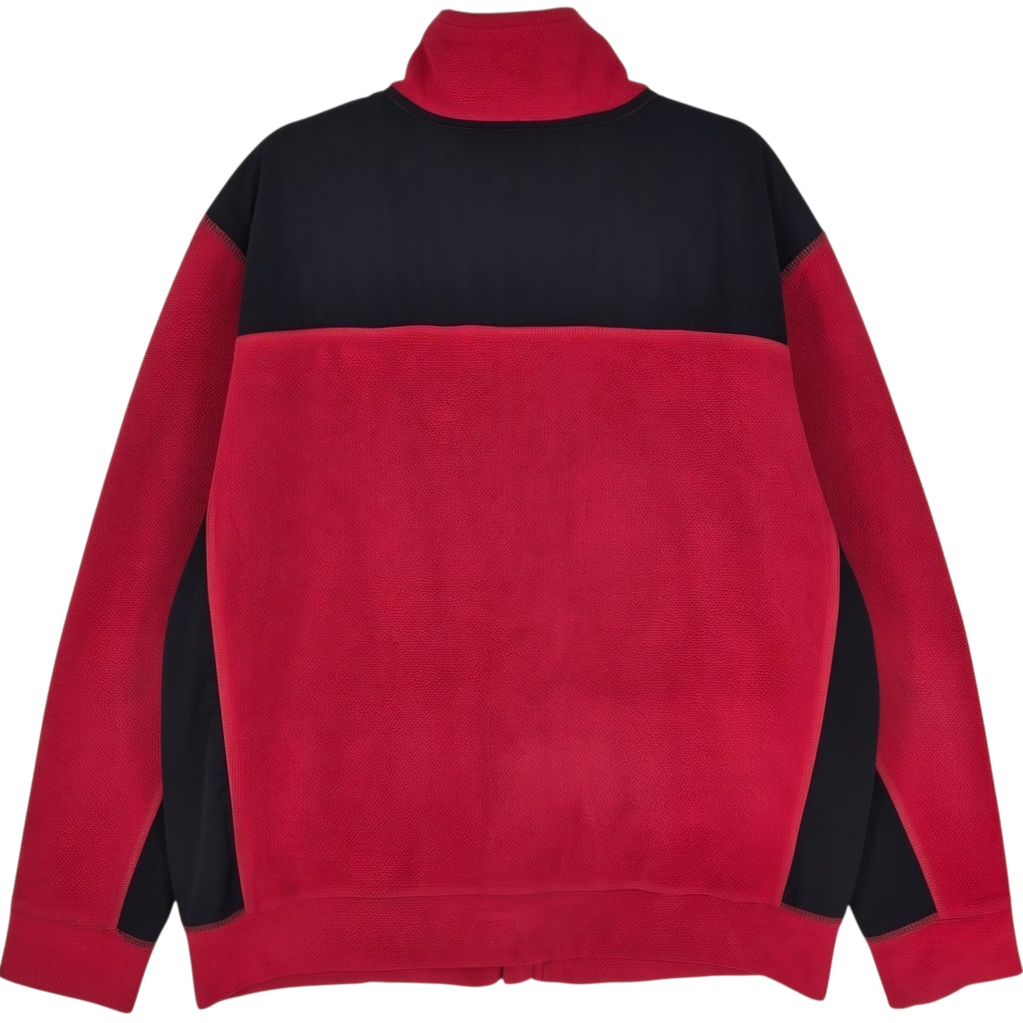 Nautica Red Full Zip Fleece Jumper Size XL