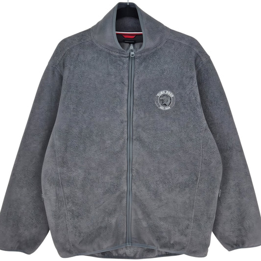 Tommy Hilfiger York Prep Grey Full Zip Jumper Size L