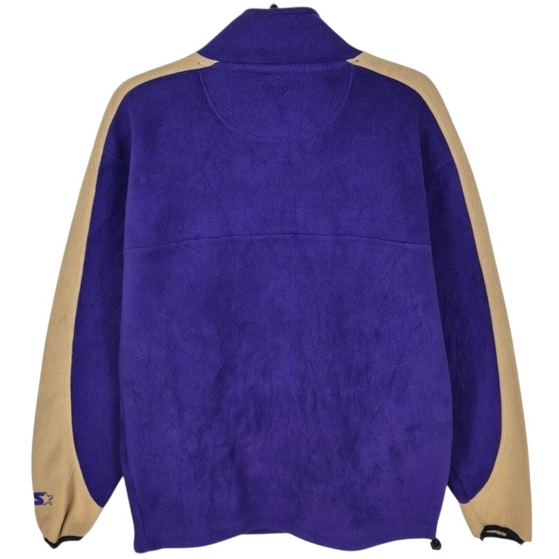 Vintage Starter Washington Huskies 90's Purple & Gold Fleece Jumper Size M