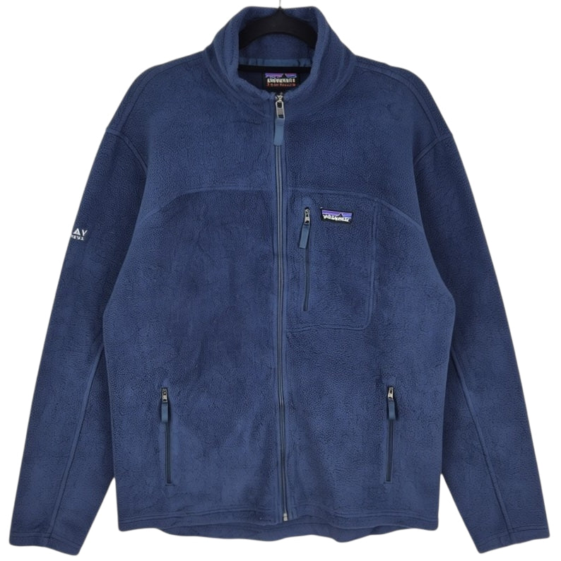 Patagonia Dark Blue Relay Therapeutics Dark Blue Full Zip Fleece Jumper Size M