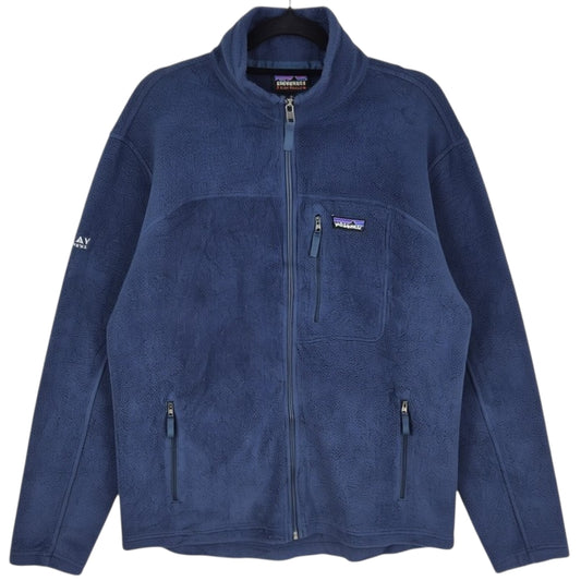 Patagonia Dark Blue Relay Therapeutics Dark Blue Full Zip Fleece Jumper Size M