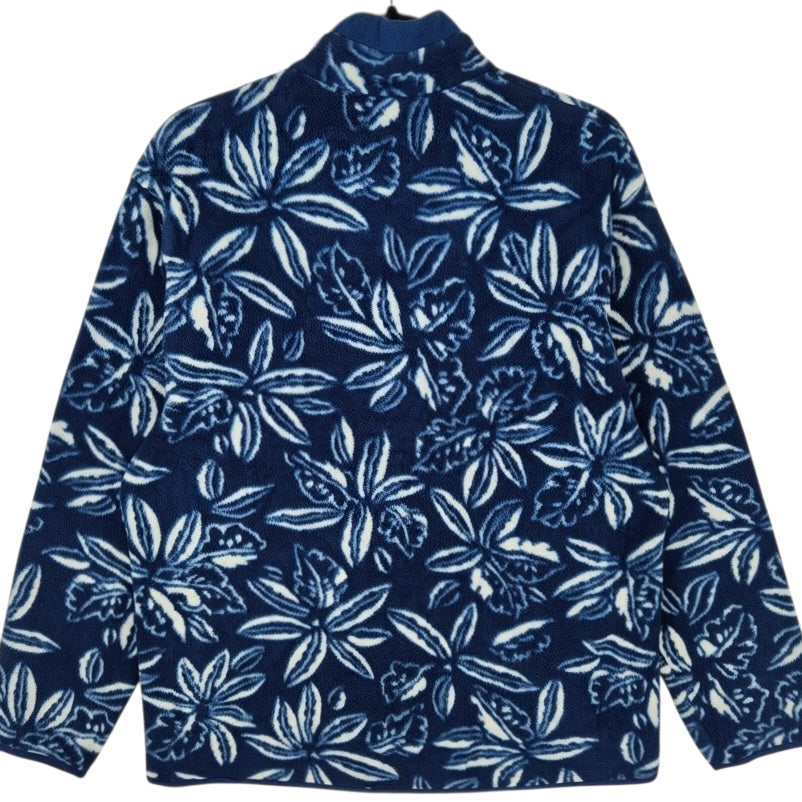 Vintage Patagonia 90's Dark Blue Fleece Jumper Size L