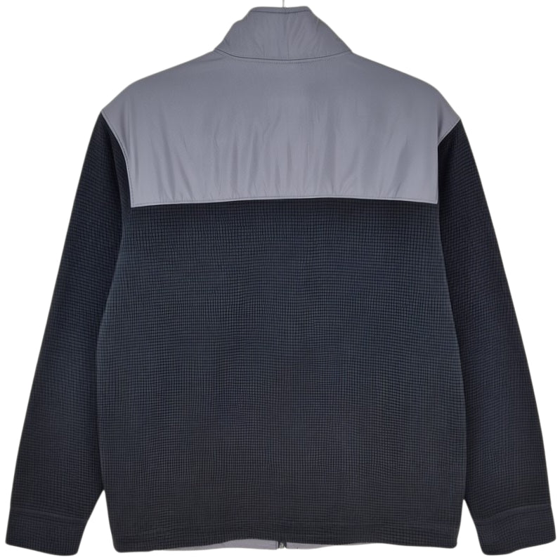 Champion Black & Grey Northeastern University Huskies Full Zip Fleece Jumper Size M