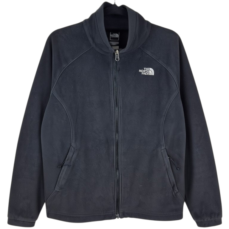 The North Face Womens Black Slim Lightweight Full Zip Fleece Jumper Size M