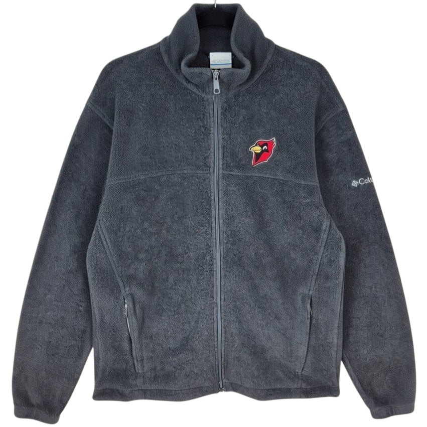 Columbia St Louis Cardinals Grey Full Zip Fleece Jumper Size M