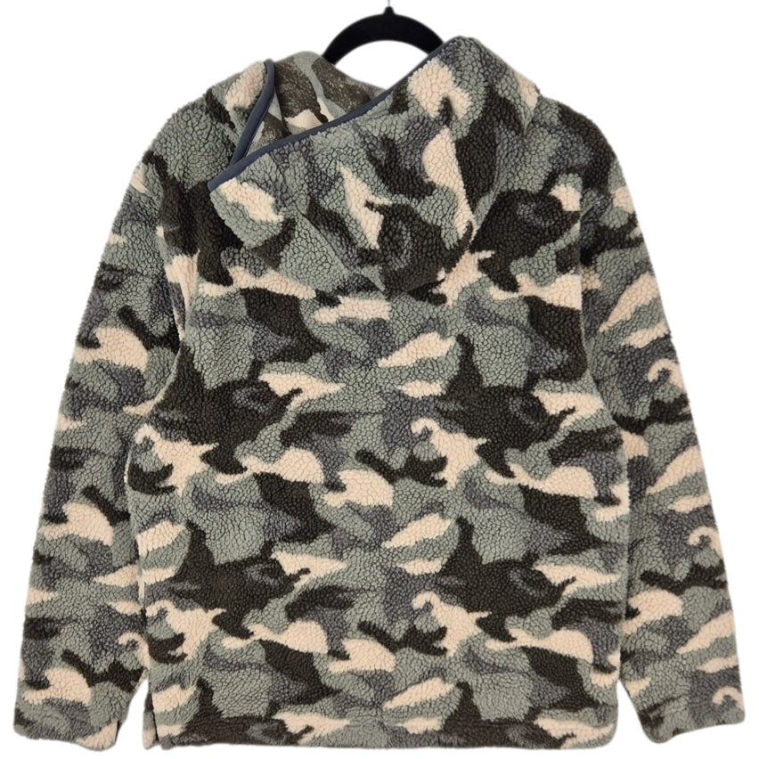 Unionbay Camo Quarter Zip Fleece Hoodie Size S