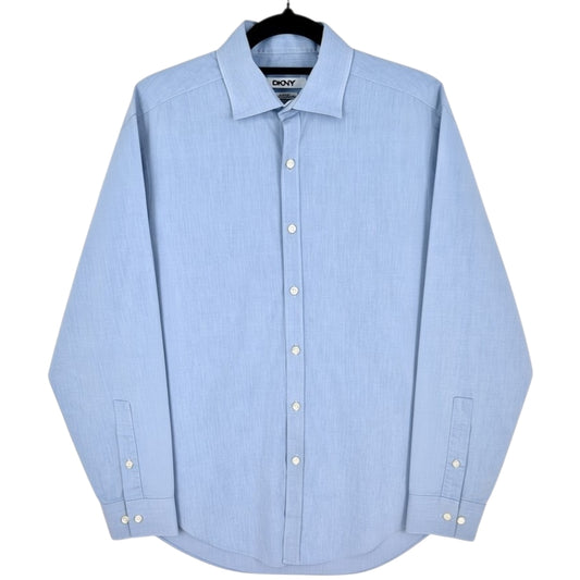 DKNY Steel Blue Dress Shirt Size M