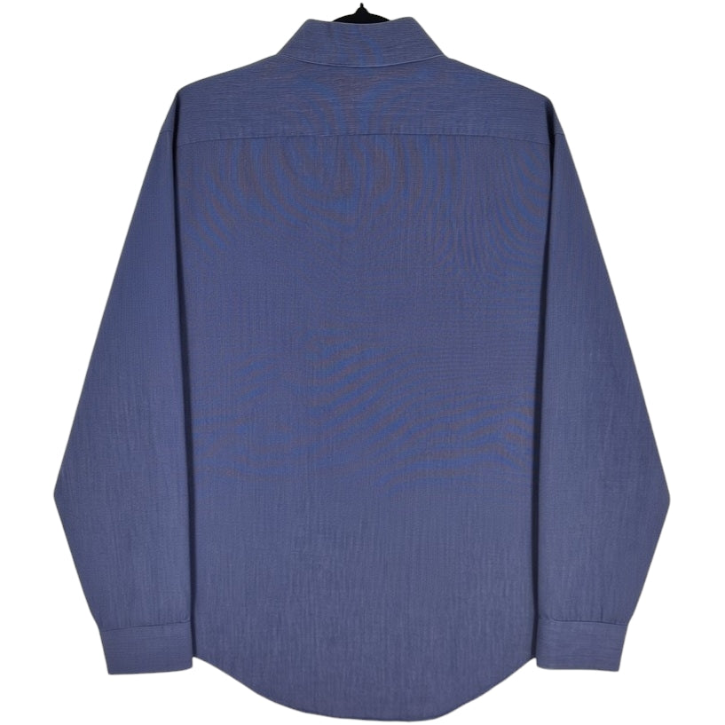 DKNY Dark Blue Indigo Slim Fit Dress Shirt Size L