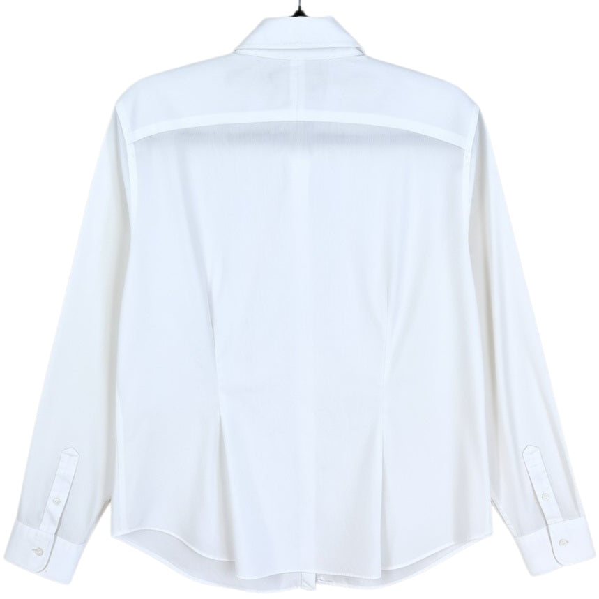 Ralph Lauren Green Label Womens White Non Iron Dress Shirt Size L