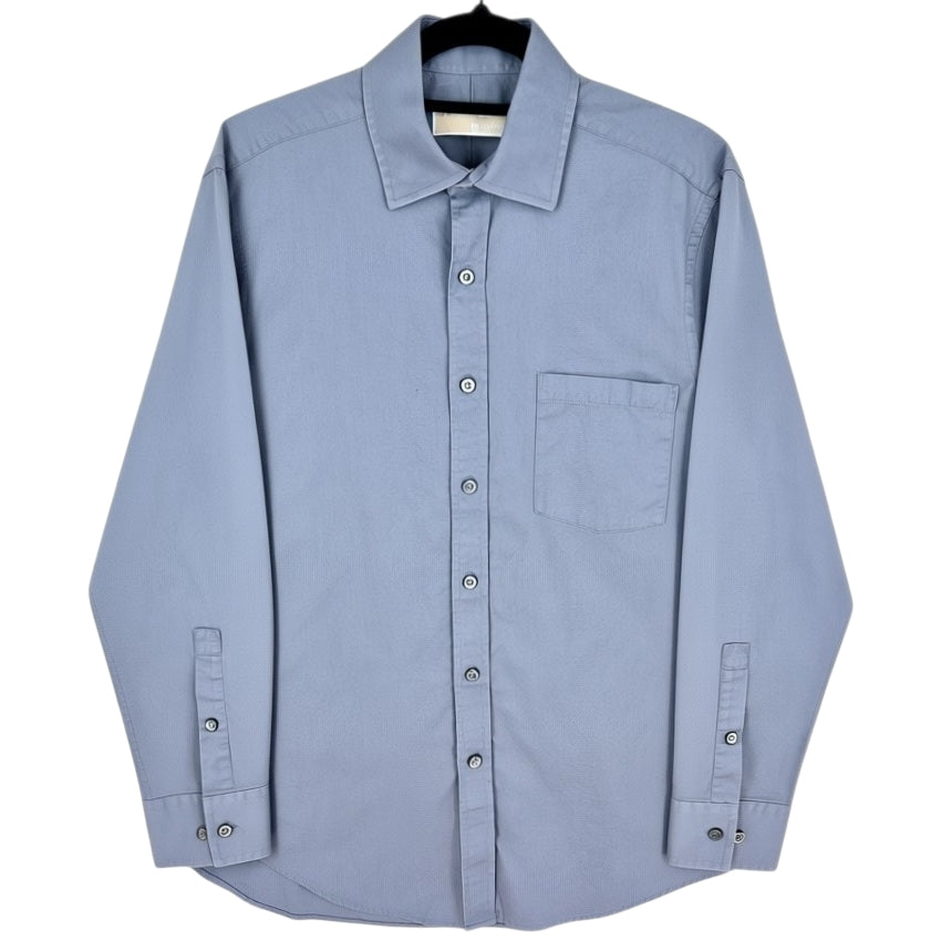 Michael Kors Grey Slim Fit Dress Shirt Size L