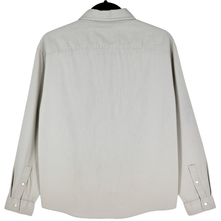 Michael Kors Light Brown Long Sleeve Button Shirt Size L