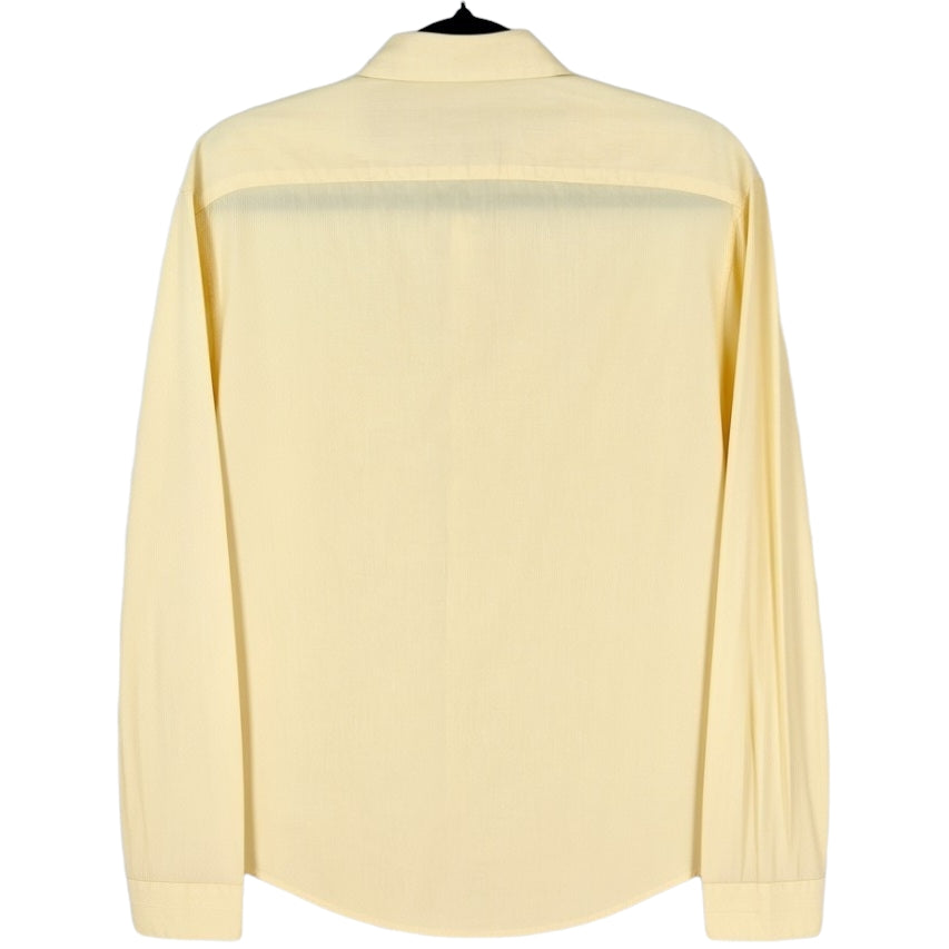 DKNY Yellow Slim Fit Dress Shirt Size M