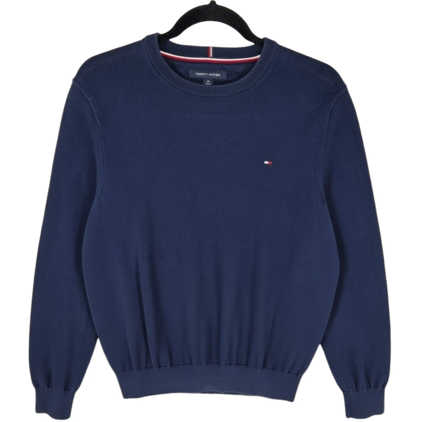 Tommy Hilfiger Dark Blue Crewneck Knit Sweater Size S
