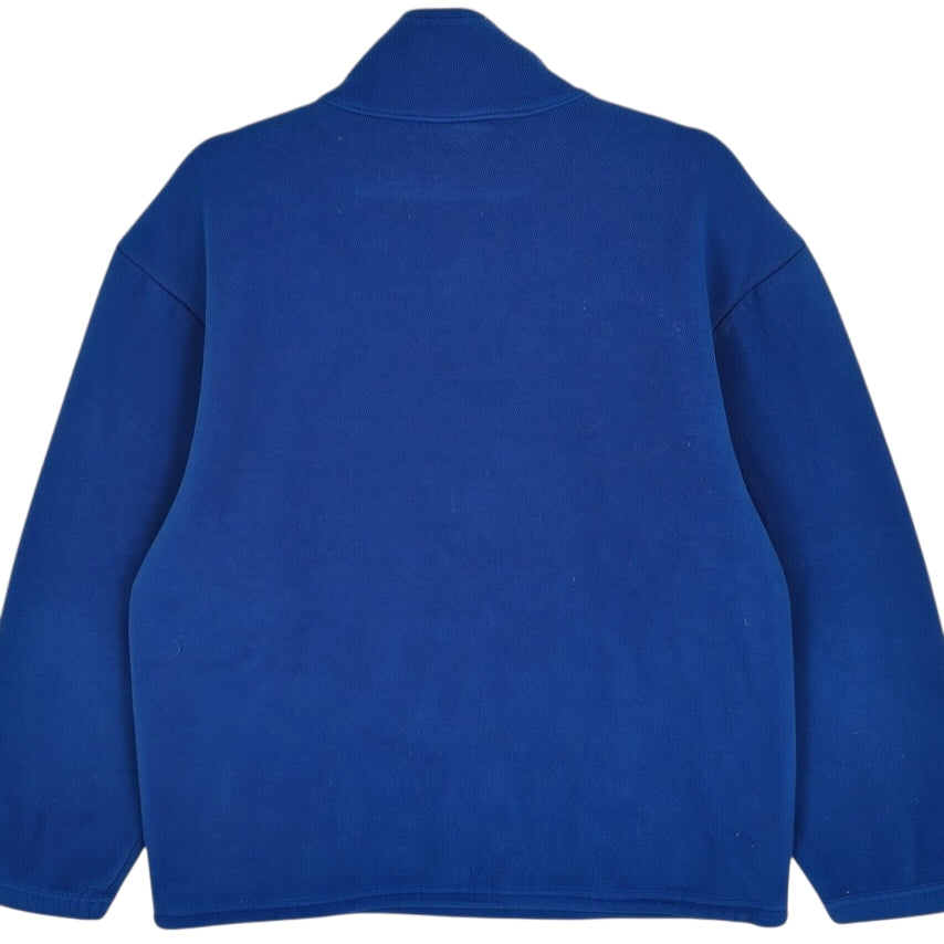 NFL Team Apparel Indianapolis Colts Blue Quarter Zip Fleece Jumper Size L