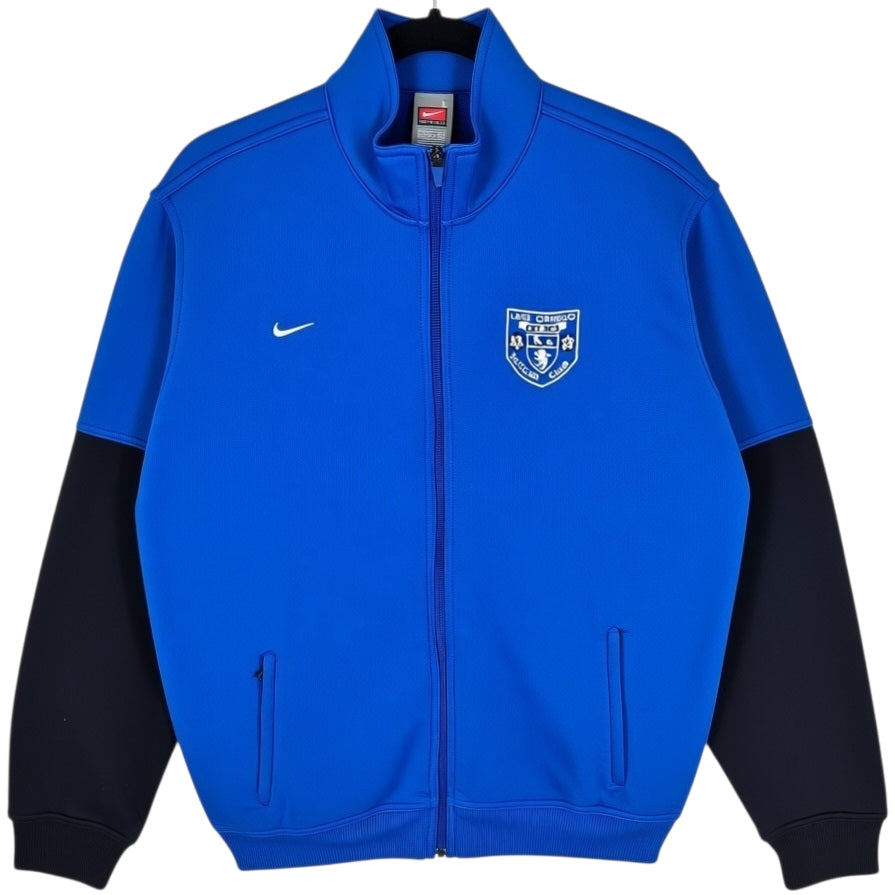 Vintage Nike Team Lake Oswego Soccer Club Blue Track Jacket Size L