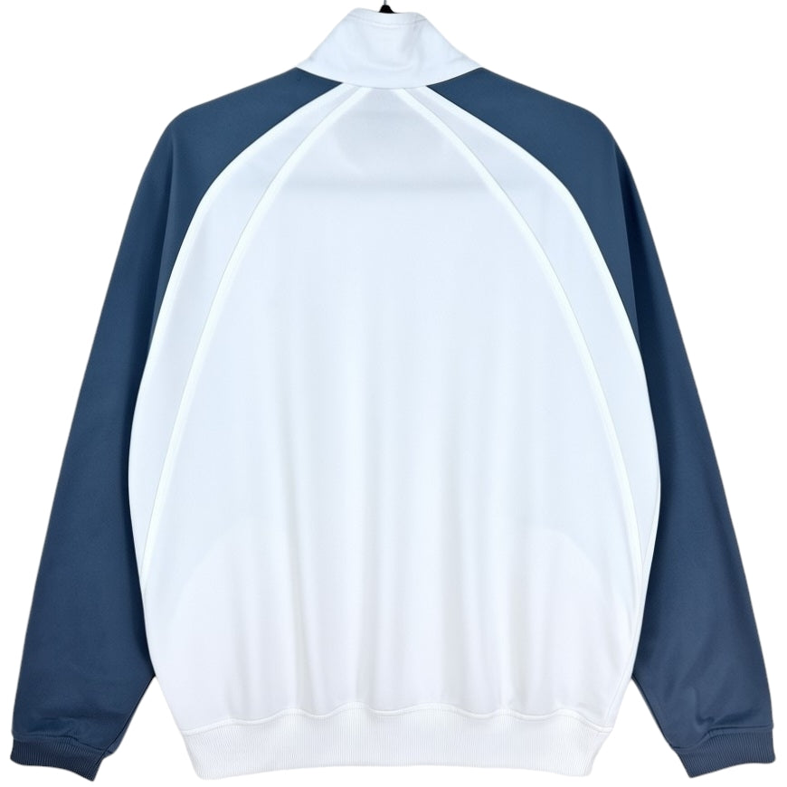 Vintage Adidas 2000's White & Grey Track Jacket Size M