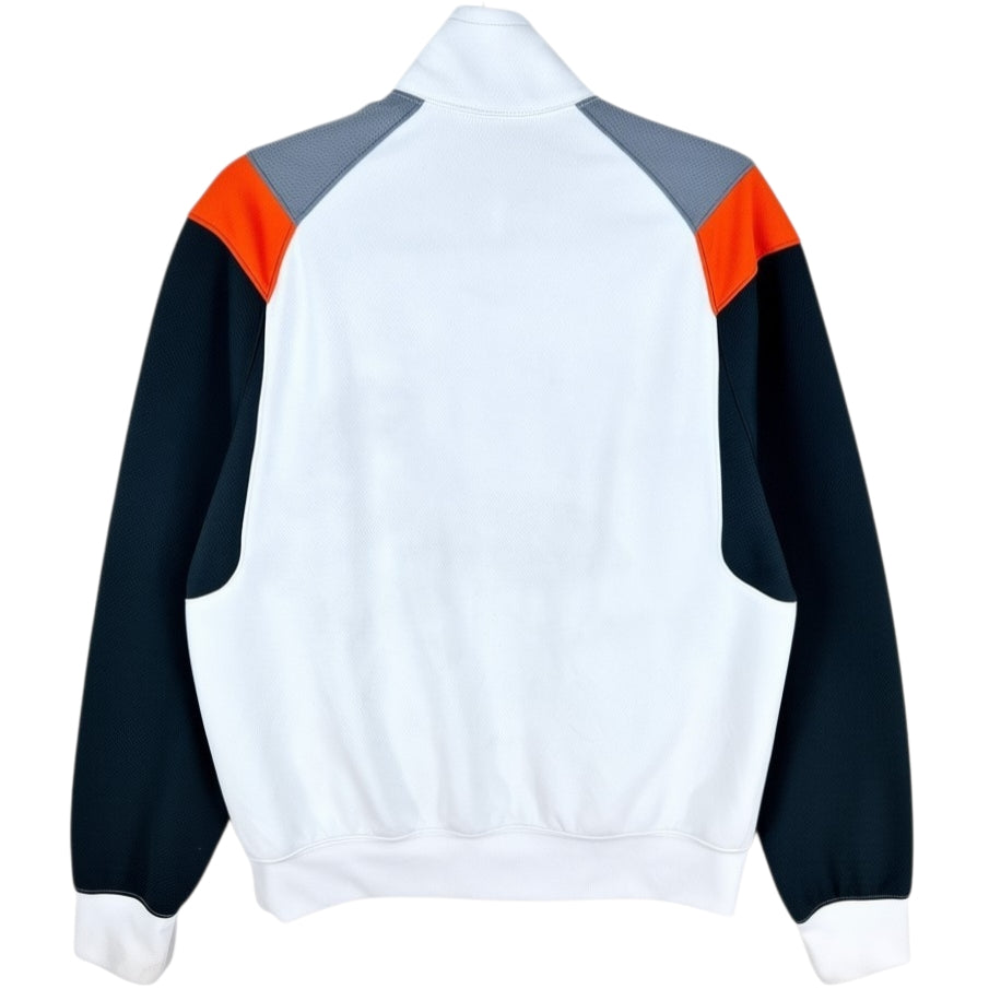 Vintage Nike 2000's White & Grey Track Jacket Size L