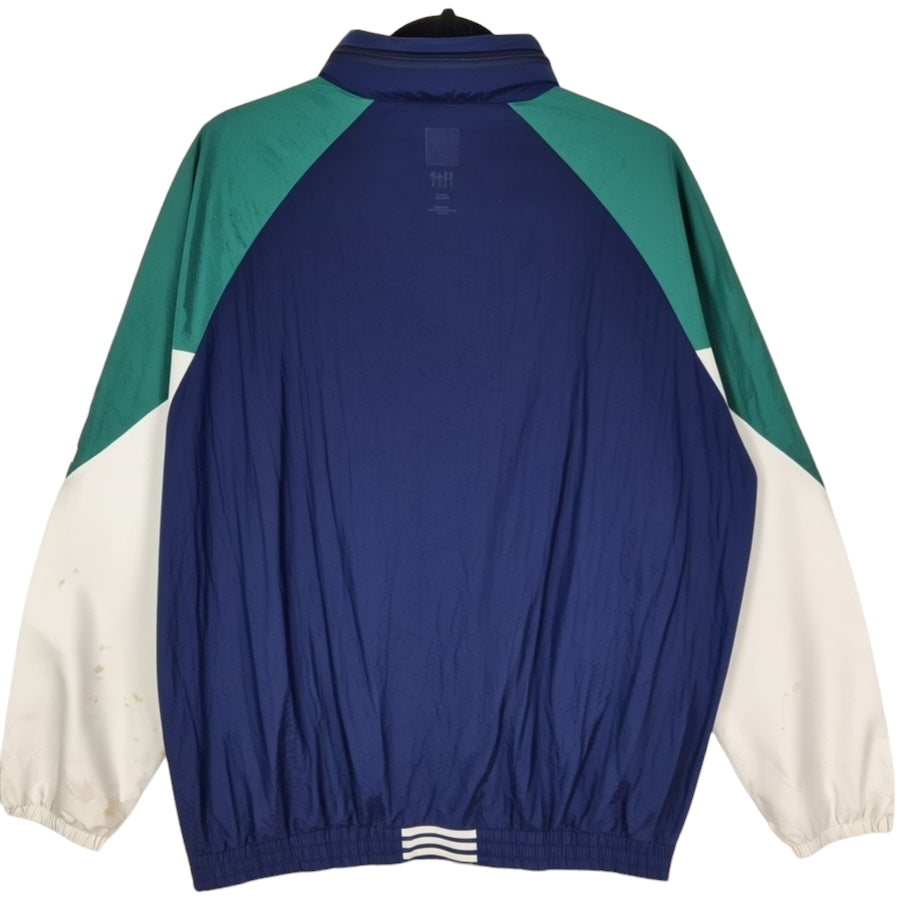 Adidas Skateboarding Blue White & Green Light Jacket Size XL