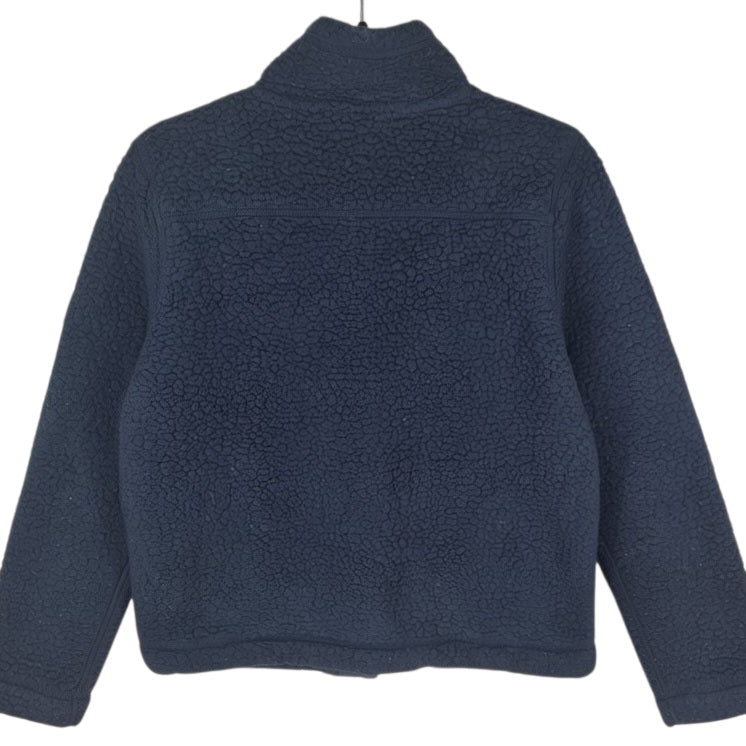 Tommy Hilfiger Womens Dark Blue Button Fleece Jumper Size L