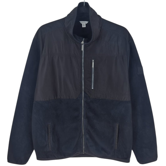 Calvin Klein Black Fleece Zip Jumper Size XL