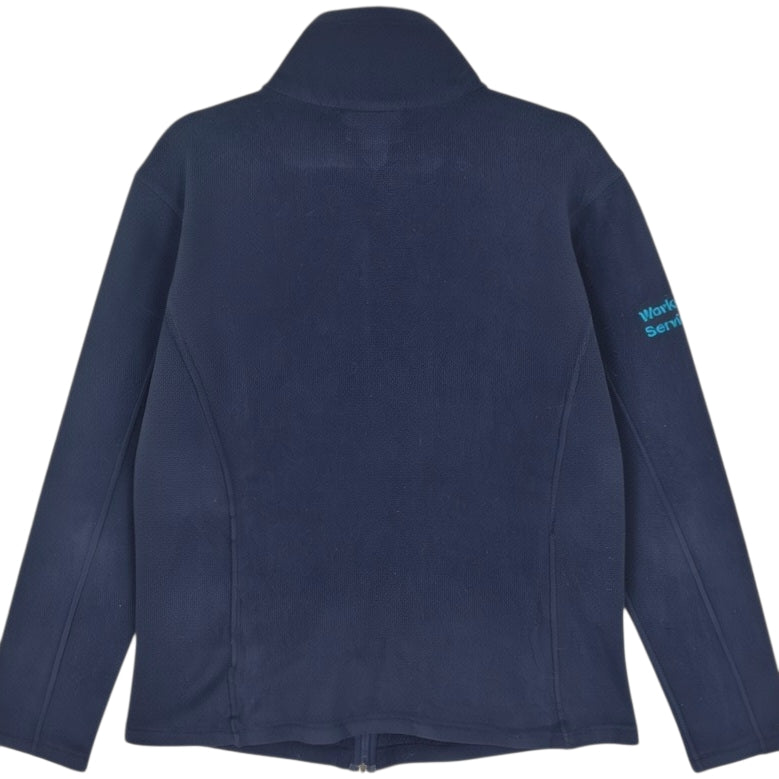 Patagonia Dark Blue Lending Womens Club Light Fleece Zip Jumper Size XL