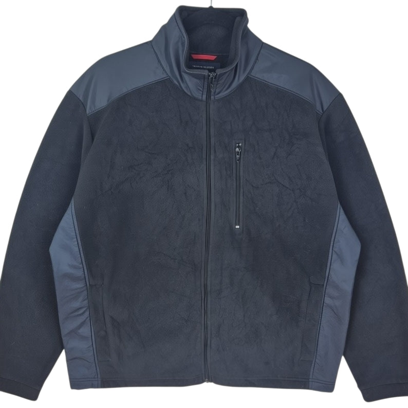 Tommy Hilfiger Black Fleece Zip Jumper Size L