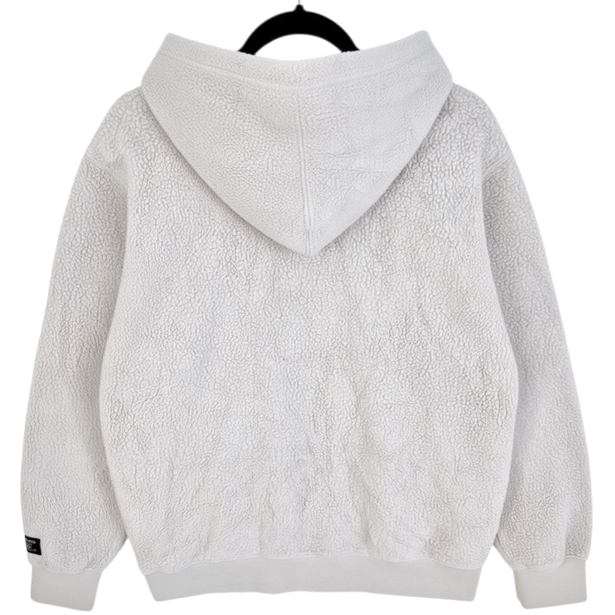 Levis Oat Grey Fleece Zip Hoodie Size S