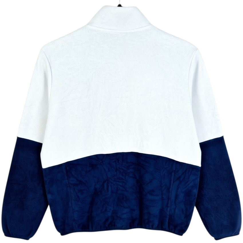 Nike NFL Dallas Cowboys Womens White & Blue Quarter Zip Fleece Jumper Size M