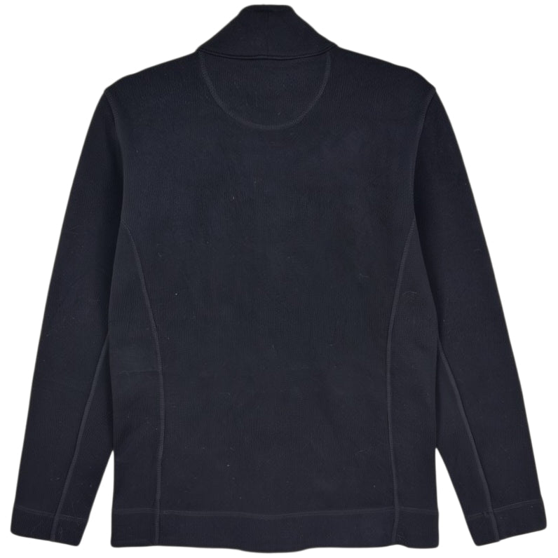 Calvin Klein Womens Black Fleece Zip Jumper Size M