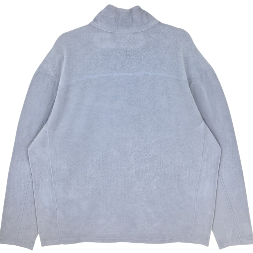 Patagonia Grey Light Quarter Zip Fleece Zip Jumper Size XL