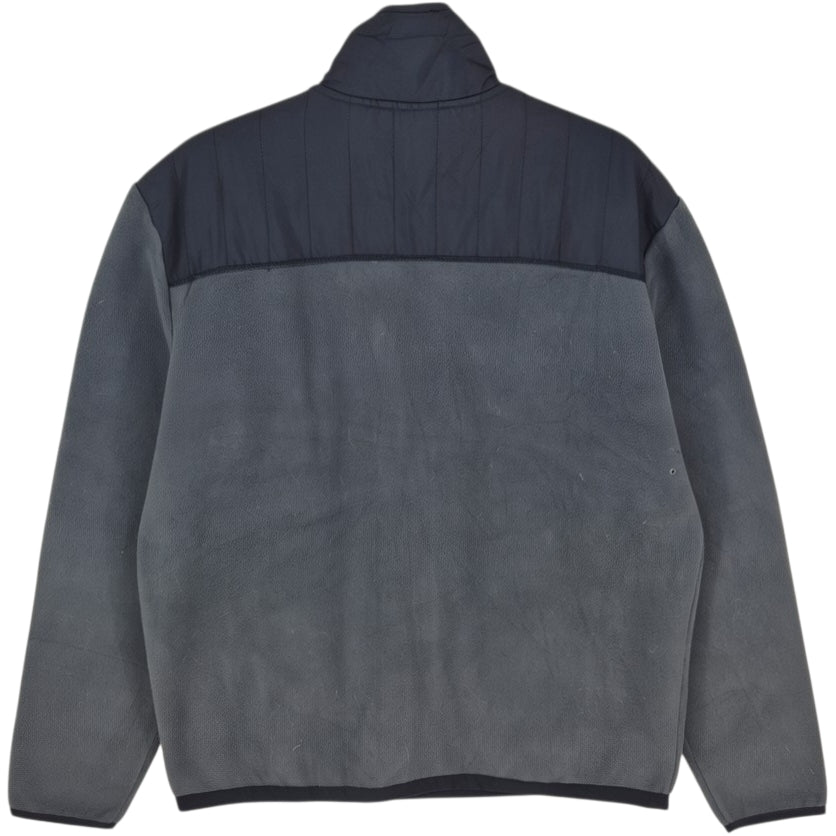 Calvin Klein Grey Fleece Zip Jumper Size L