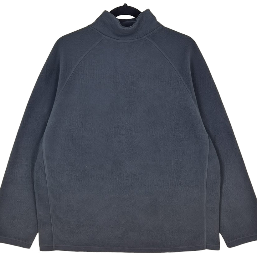 Starter Black Quarter Zip Fleece Jumper Size XL