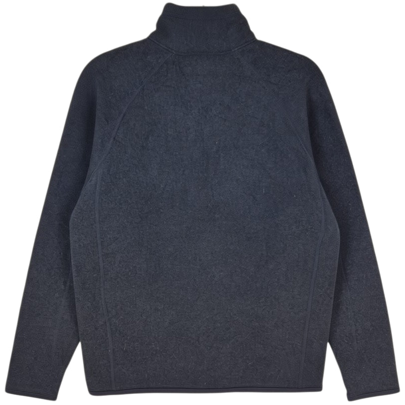 Patagonia Dark Grey Quarter Zip Fleece Jumper Size S