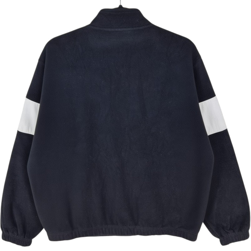 FILA Black Quarter Zip Fleece Jumper Size XL