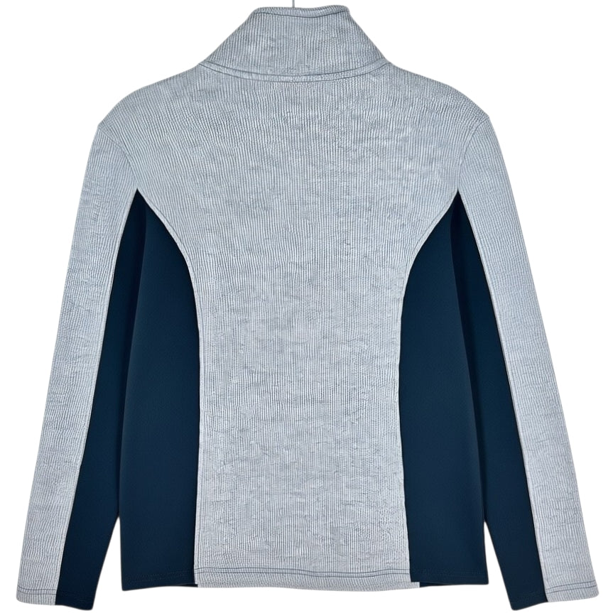Reebok Womens Grey Fleece Zip Jumper Size L