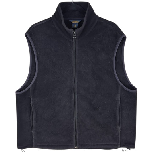 Vintage Woolrich 90's Black Fleece Vest Size XL