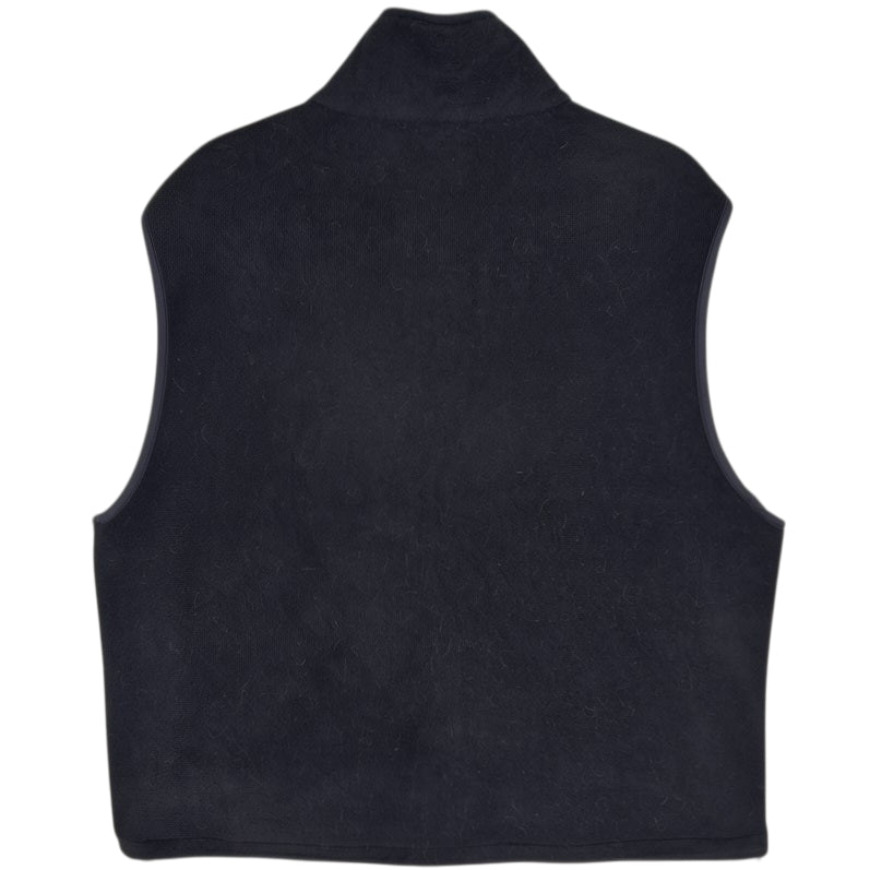 Vintage Woolrich 90's Black Fleece Vest Size XL