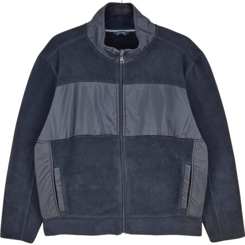 Nautica Black Fleece Zip Jumper Size L