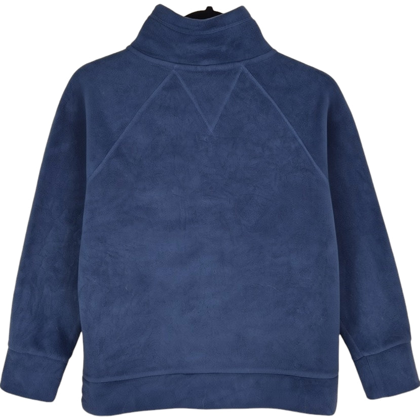 Tommy Hilfiger Sport Womens Dark Blue Fleece Zip Jumper Size S