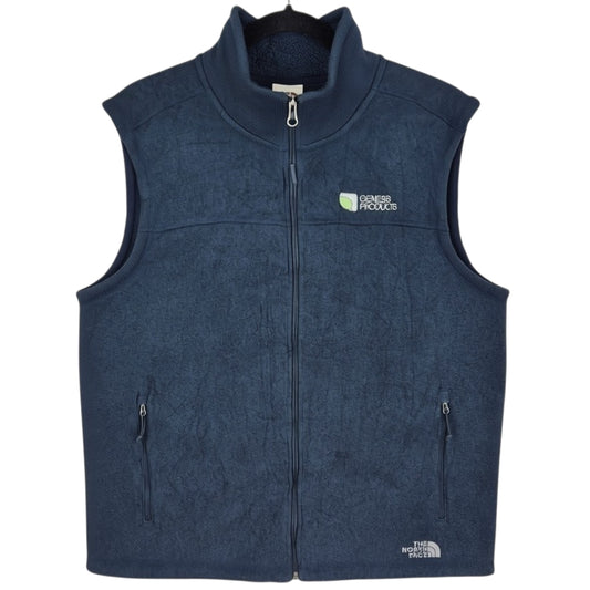 The North Face Womens Dark Blue Genesis Products Fleece Vest Size XL