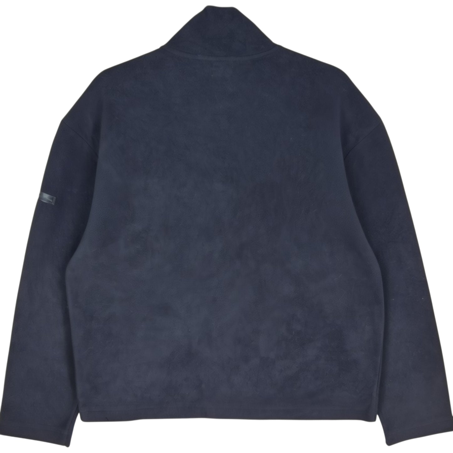 Vintage Calvin Klein 90's Black Quarter Zip Fleece Jumper Size L